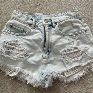 Jean shorts